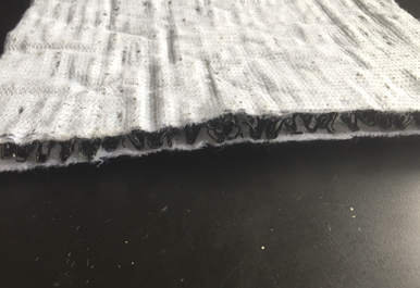 W-shaped drainage mat