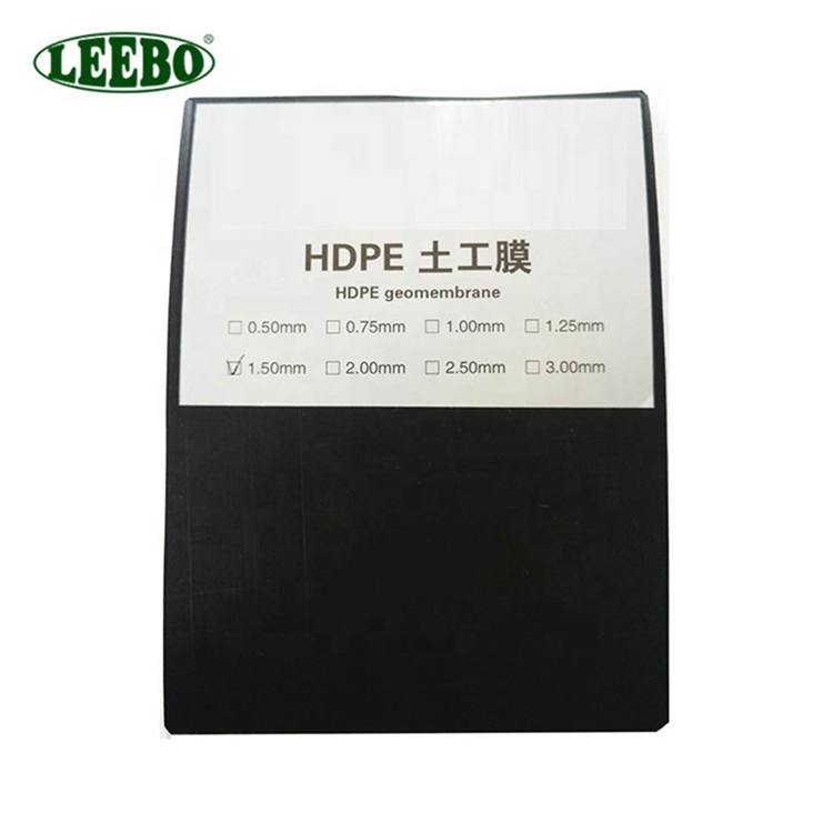 Factory Price PVC 0.75mm 1.0mm 1.5mm HDPE Geomembranes