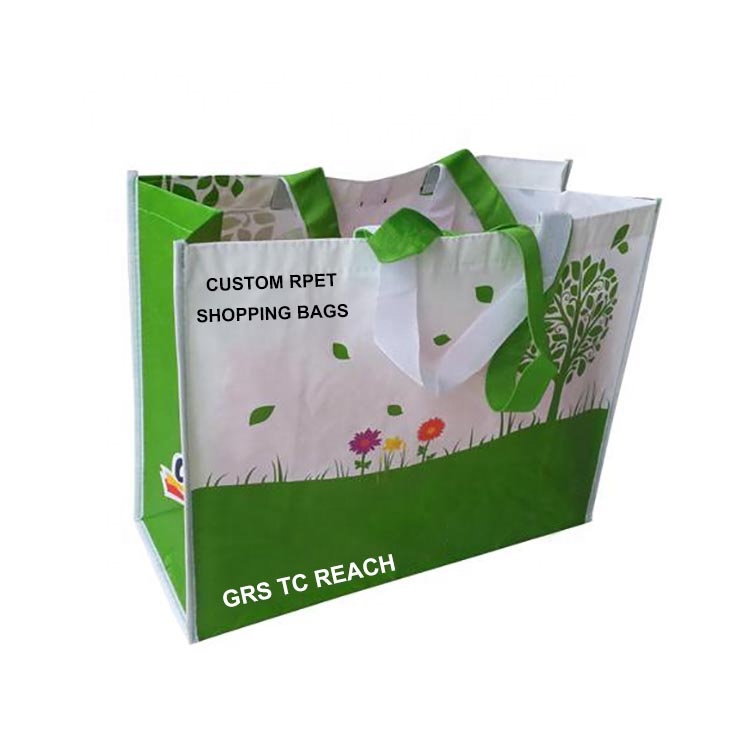 Non-woven laminated green shopping bag