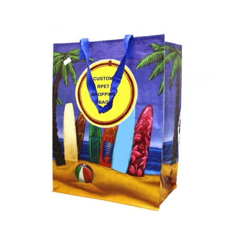RPET supermarket grocery bag