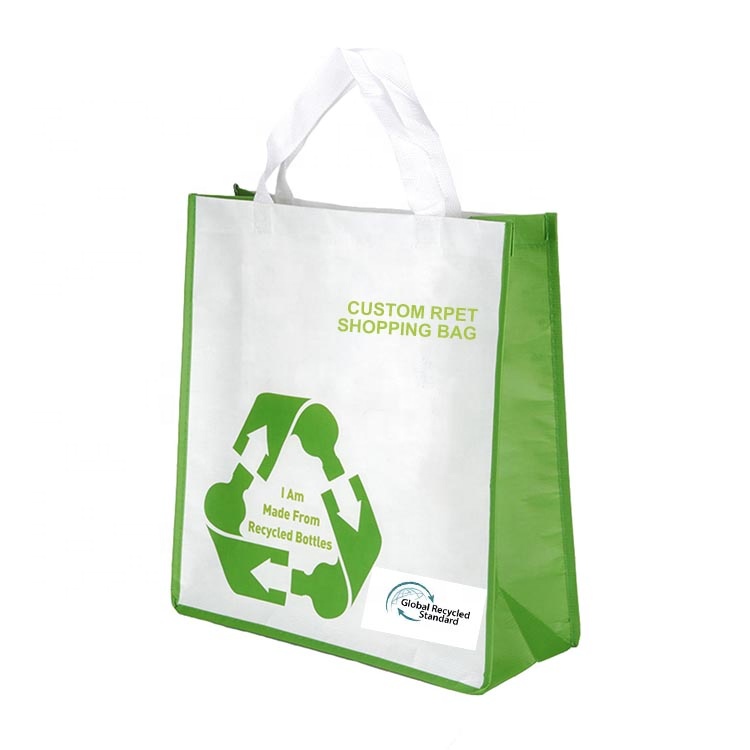 Stitched bonded shopping bag